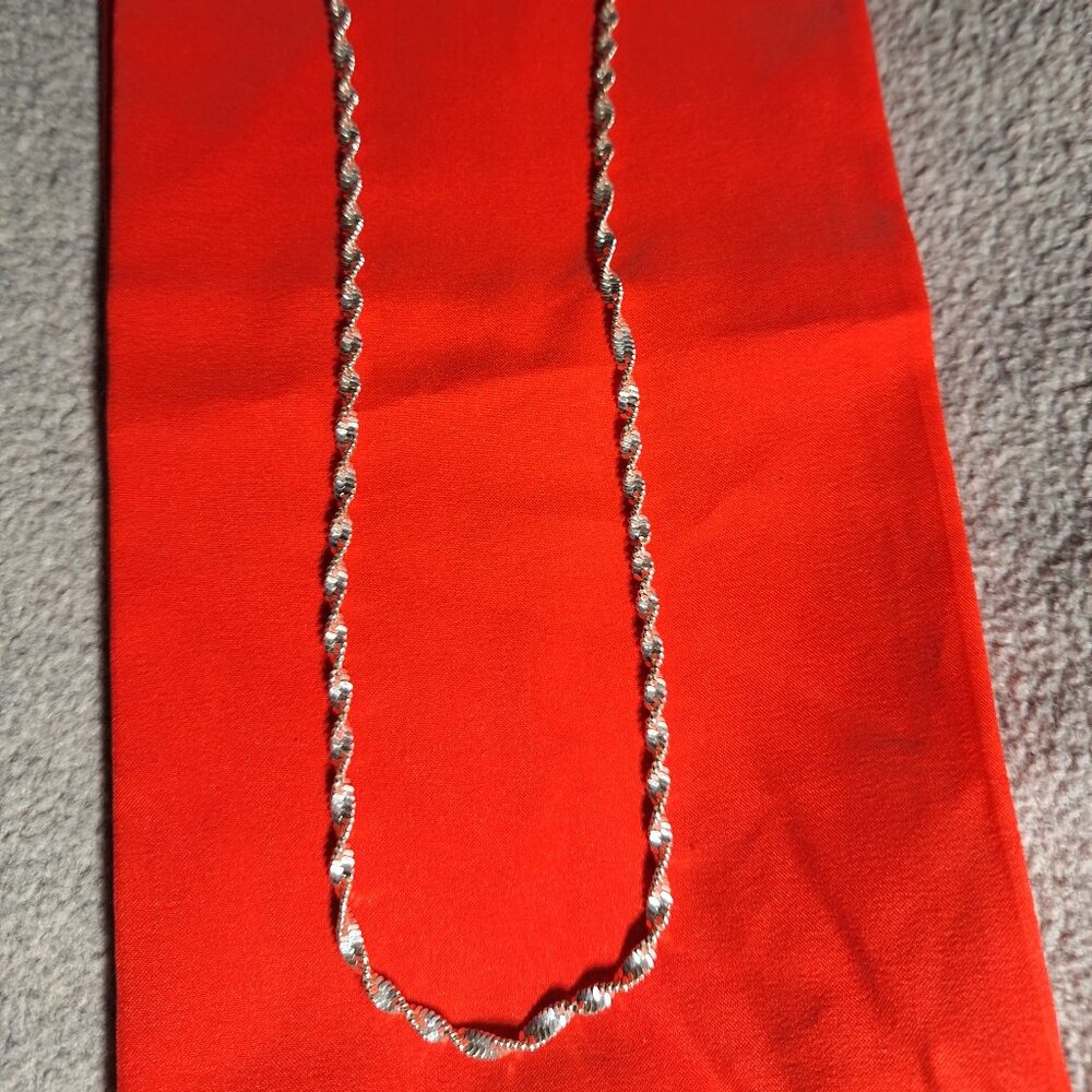 Sterling Silver Rope Chain